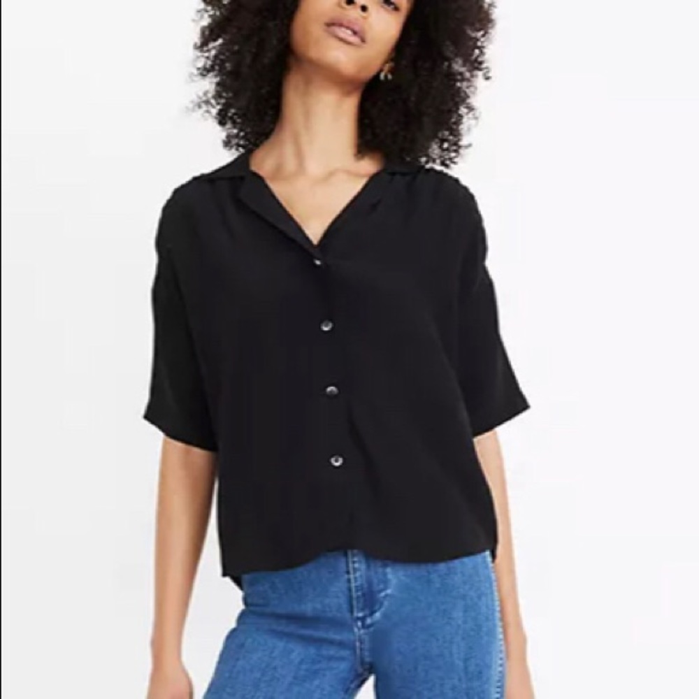 Madewell Silk Camp Shirt
